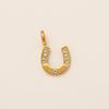Retro Gold Multi-Element Pendant Collection: Cowboy Boots, Cross, Horseshoe - Exquisite DIY Jewelry Accessories