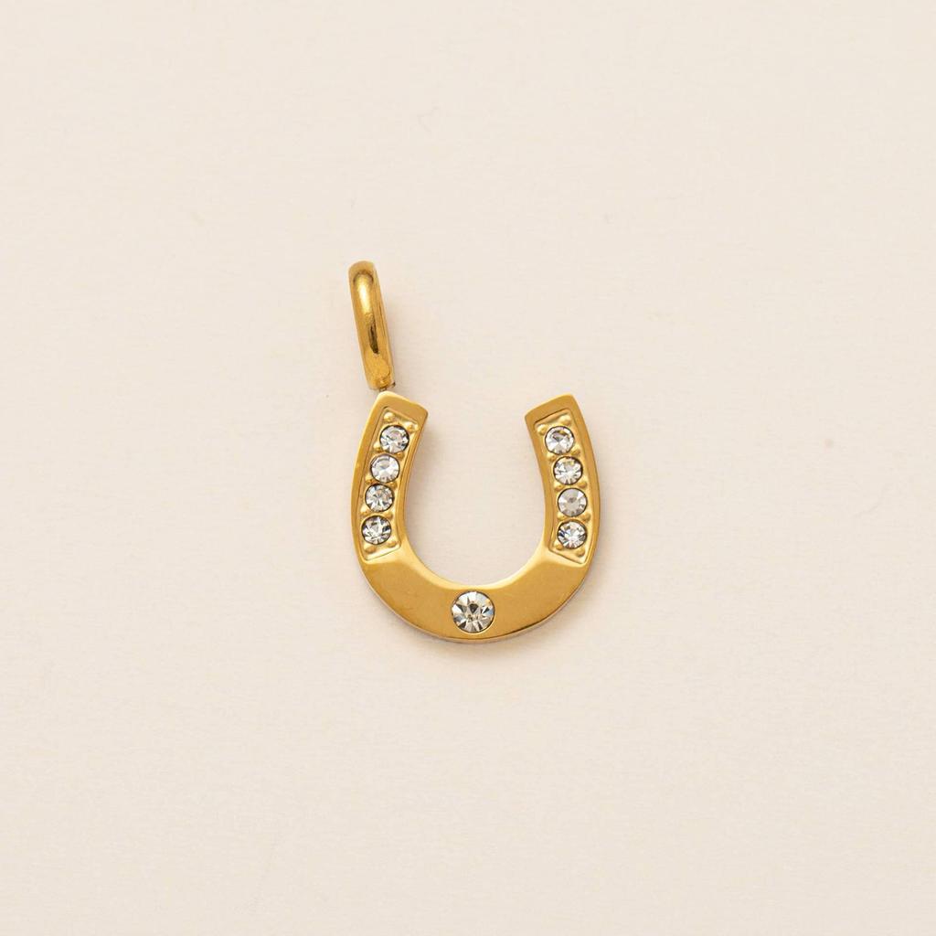 Retro Gold Multi-Element Pendant Collection: Cowboy Boots, Cross, Horseshoe - Exquisite DIY Jewelry Accessories
