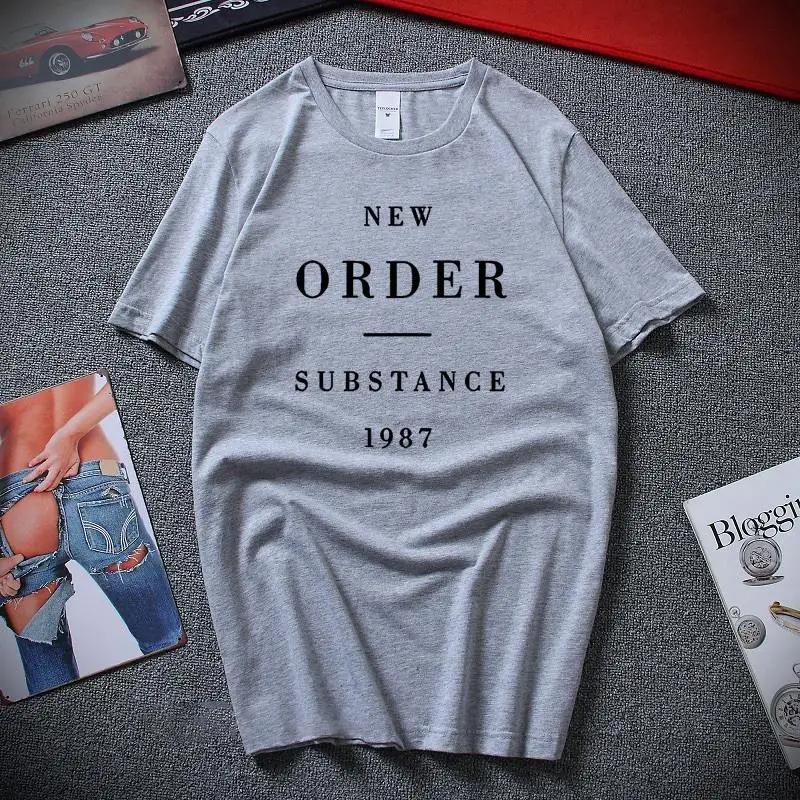 

New Order Substance 1987 T Shirt 80 S Synth Rock New Wave Bizarre Premium Cotton Xmas Gift T Shirt Top Camiseta Masculina 4XL