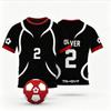 3D-Druck Sport Feuchtigkeitsableitend Atmungsaktiv Herren T-Shirt Anime Harajuku Fußballmannschaft Training Kurzarm Sommerkleidung