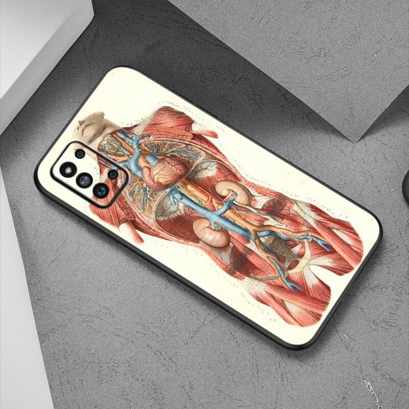 Medical Human Organs Brain Meridian Kidney High Case For Samsung Galaxy A12 A02S A22 A32 A52 A72 A71 A51 A41 A31 A21 A11 A50 A70