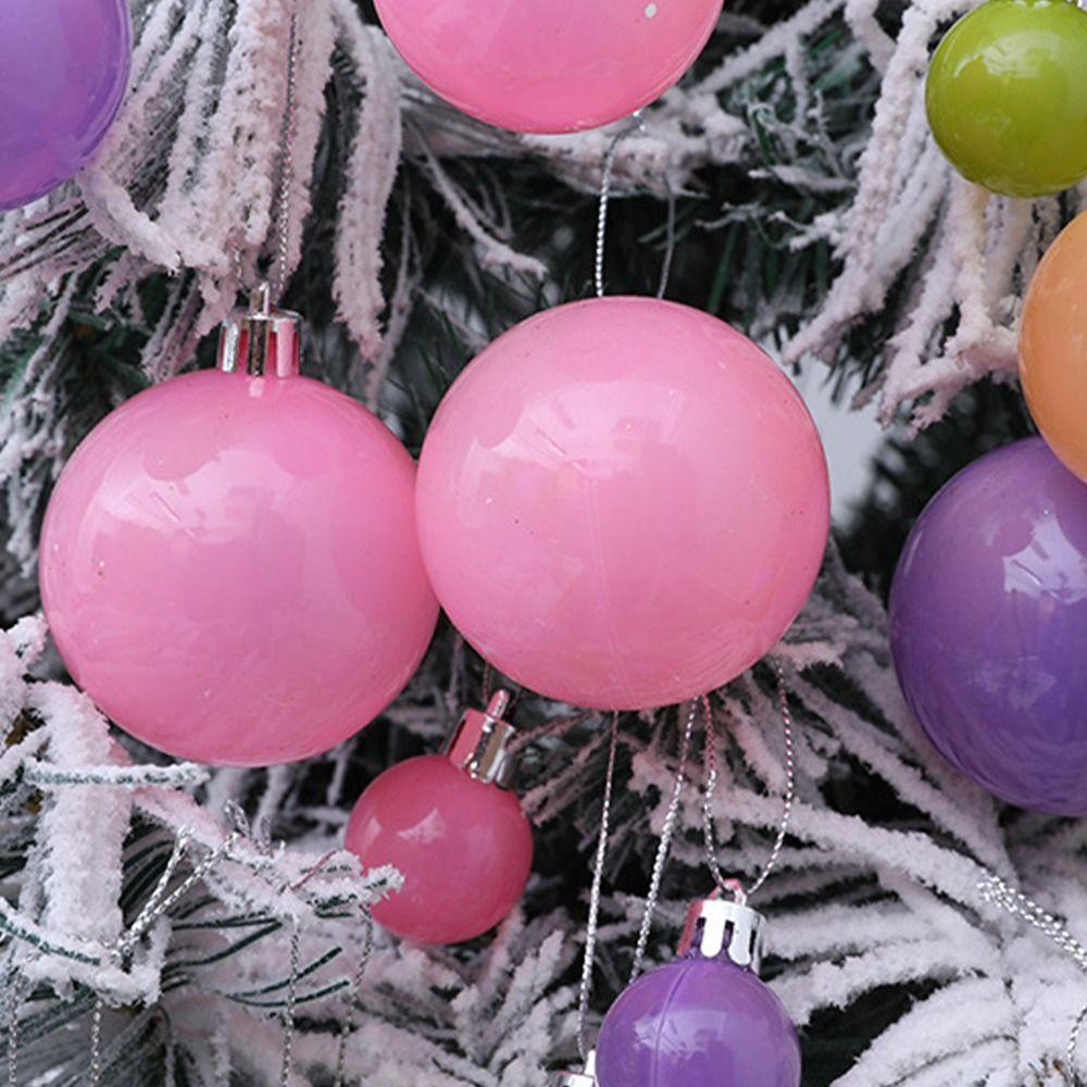 15/20pcs Waterproof Christmas Ball Colorful Xmas Tree Hanging Ornament  Xmas