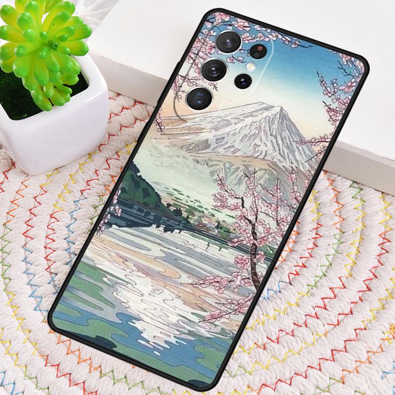Ukiyo-e Japanese style Art TPU Phone Case For Samsung Galaxy note 10 pro S26 S25 S24 S23 S22 Ultra Plus S21 FE S20 Cover