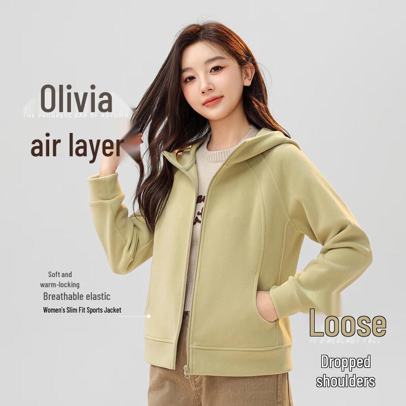 

SNOWFLYING Women s Slim-Fit Fleece Hooded Jacket M