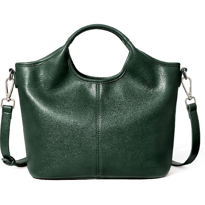 BOSTANTEN Vegan Leather Purses for Women Soft Crossbody Zip Satchel Handbag