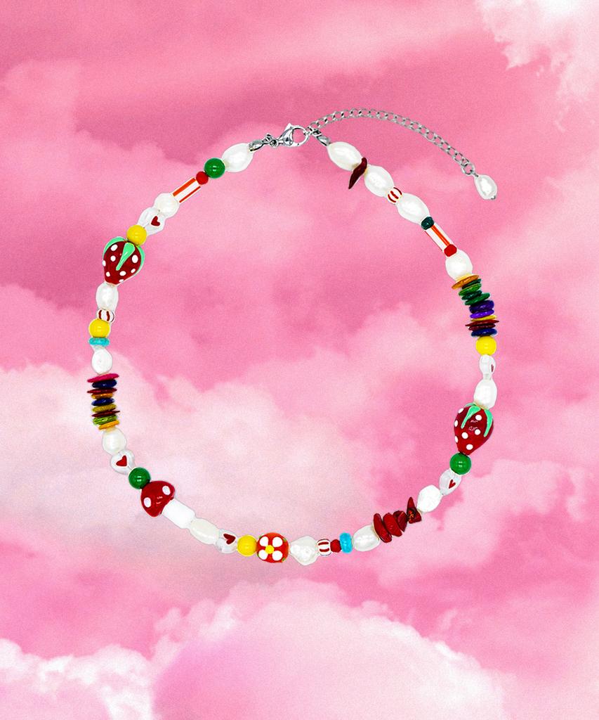 Randomoff Toy Strawberry Necklace