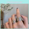 Elegant 925 Sterling Silver Irregular Diamond Shaped Ring For Women Fashionable Jewelry