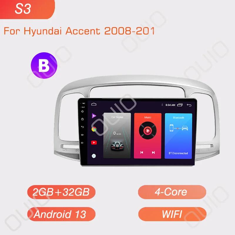 

Android 13 Carplay радио для Hyundai Accent 2008 2009 2010 2011 Автомобильный стерео Мультимедийный проигрыватель android Авто GPS навигация 2DIN