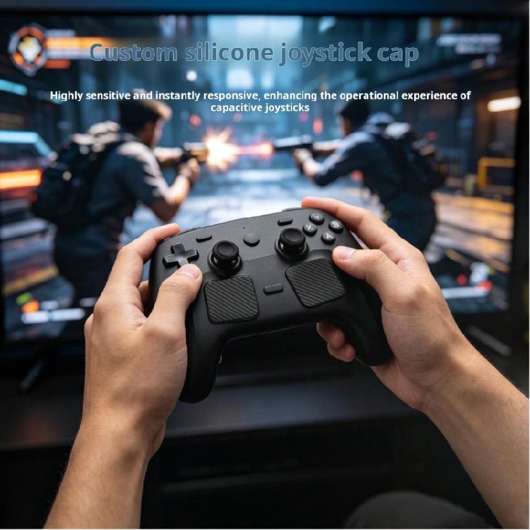 Touchpad Back Button Protective Sticker For Steam Controller 2 With Carbon Fiber Design For Improved Handling And Style