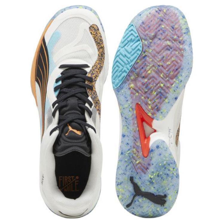 Puma Accelerate Nitro Sqd First Mile Comfortable Versatile Low-Top Training Shoes Unisex sneaker White Black 10759401