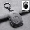 For Chery Fulwin T9 2025 Leather Car Key Bag Case Wallet Holder Key Cover Key Chains Car Accessories Key rope Keyring