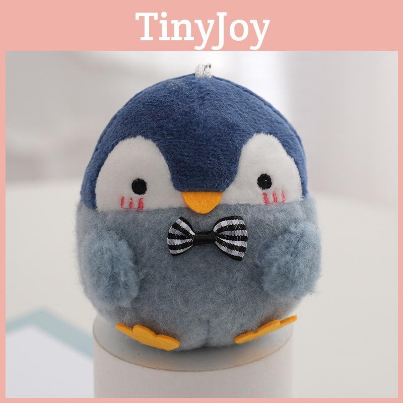 Adorable Soft Cuddly Penguin Plush Keychain Accessory For Bags And Keys