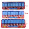 Relay Module 8 Channel 8 Channel Relay Module Double-layer FR-4 PCB LED Indicator For Automation Equipment Blue KF301 Terminal