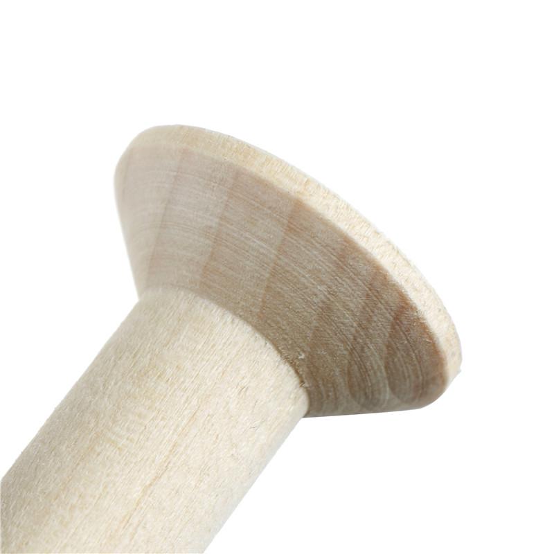 10 Pz Bobine Vuote in Legno per Filo, Cavo, Lavori ad Ago 47mmx31mm