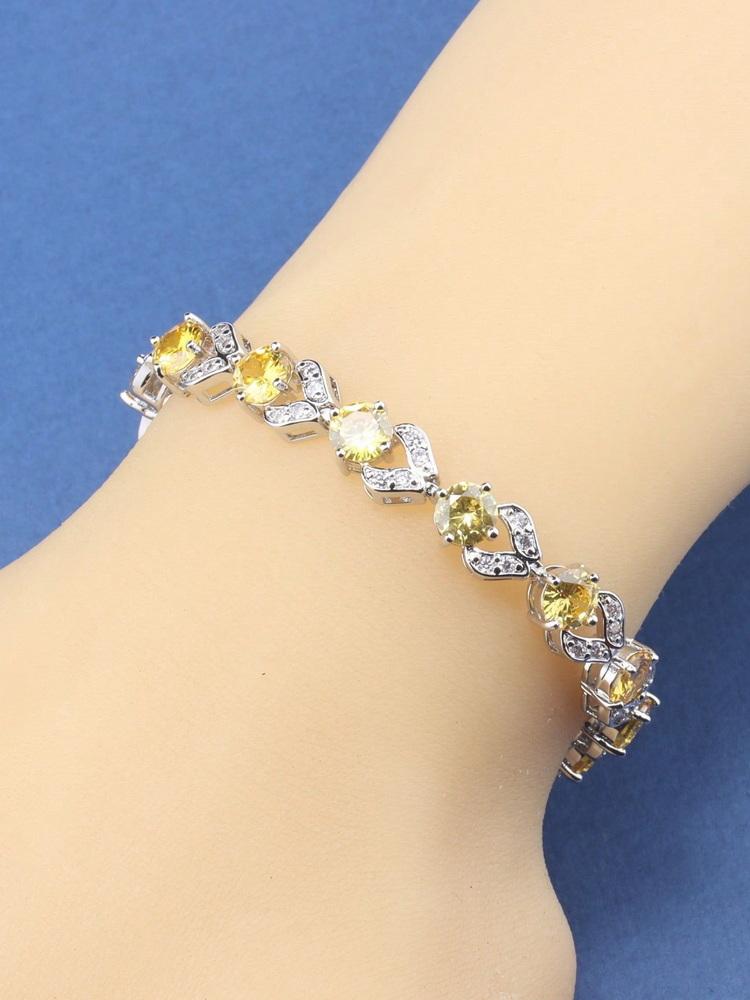 Original  Charms France Elegant Women Fine Jewelry Accessories 12 Colorful Adjustable Length Chain Link Bracelet For Girls