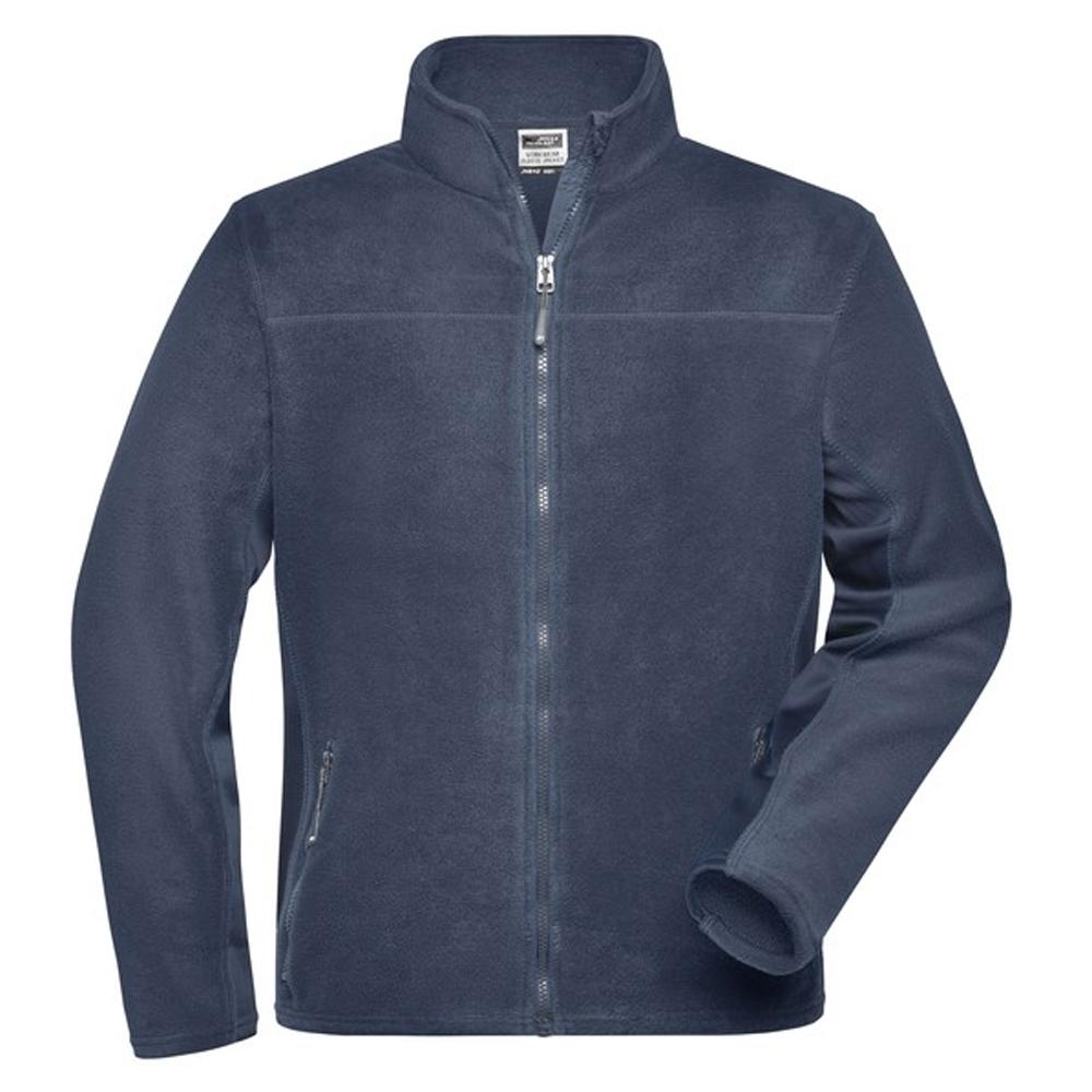 James and Nicholson Mens Strong Work Fleece Jacket