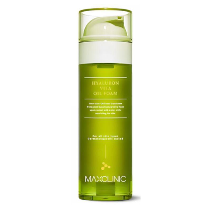 Maxclinic Hyaluron Vita Oil Foam Deep Hydrating Vitamin Cleansing Foam Face Wash for Dry Skin 110g