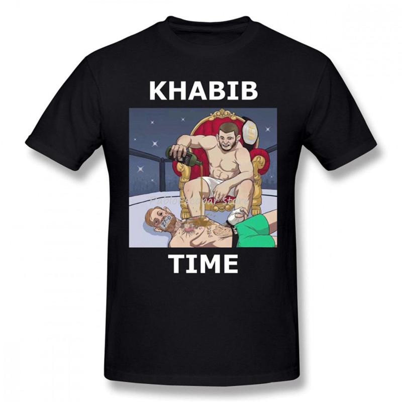 Khabib Nurmagomedov The Eagle T Shirt Black Cotton Unisex TShirt Size M3Xl Fashion Tee Shirt S