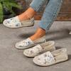 Espadriller Slip-on Skor för Kvinnor Snygga Casual Loafers Plattor Lättviktiga Plattformssneakers Bekväma Vår Sommar Plattor för Arbete Promenader