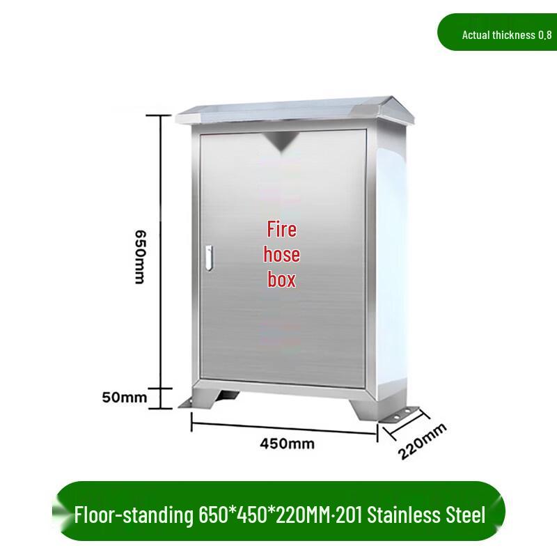 

Aokewen Outdoor Rainproof Sloped Roof Stainless Steel Fire Hose Cabinet