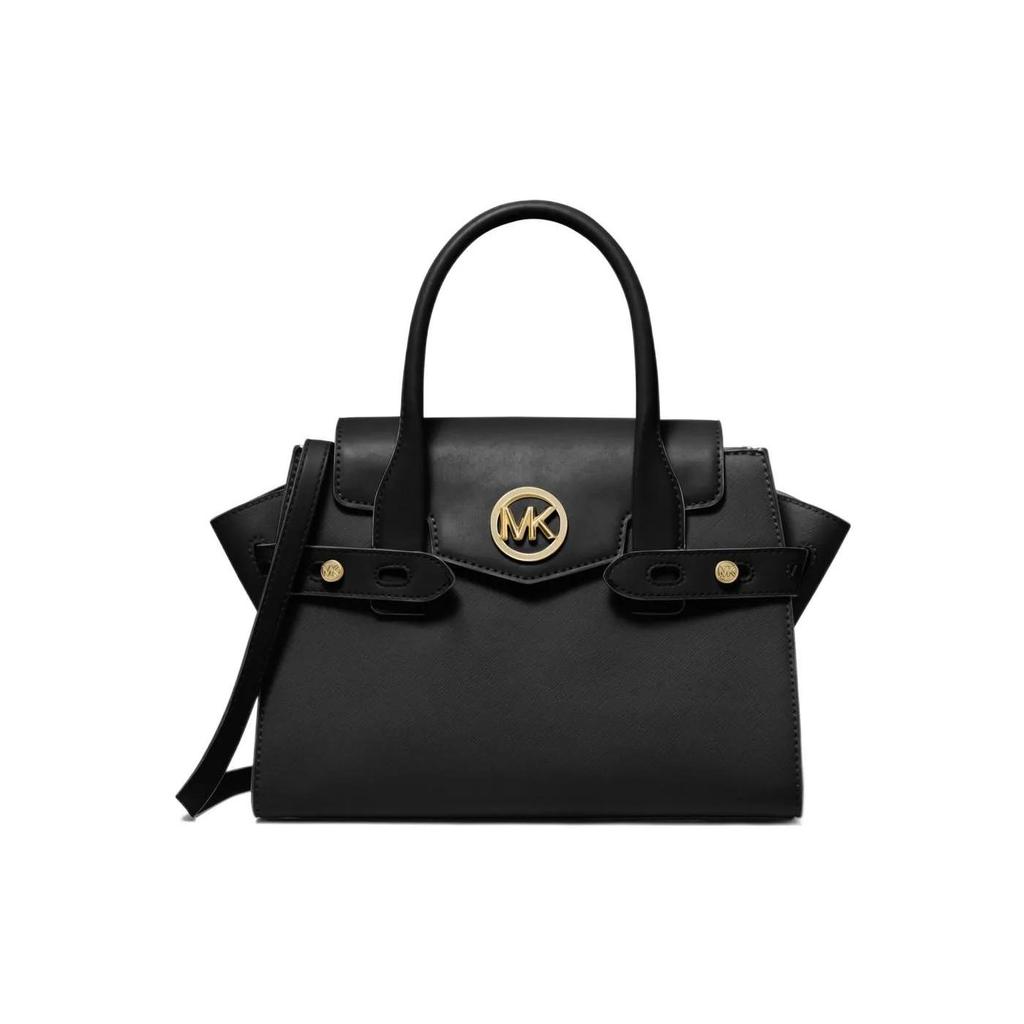 MICHAEL KORS Carmen Artificial Leather Portable Crossbody Bag , Shoulder Bag Medium Women's Black (Unisex) Handbags 35S2GNMS8L 001