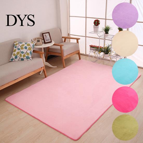 Antiskid Thicken Coral Fleece Floor Mat Rug Carpet Living Room Bedroom Decor