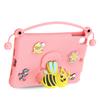 Étui de Protection en EVA Motif Abeille pour iPad Pro 9.7 Pouces Air 1 2 Protecteur antichoc avec Support Rose