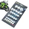 30pcs Motorcycle Screw Nut Cover Caps Bolt Covers Motorcycle Screw Nuts Bolt Cap Cover