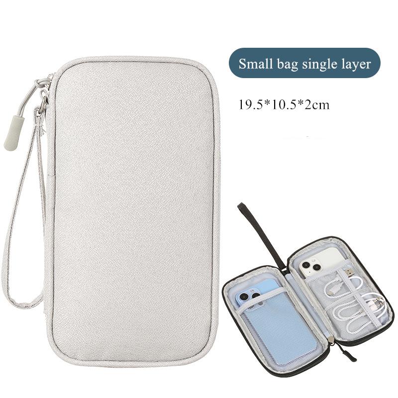 NEW Travel Organizer Bag Cable Storage Organizers Pouch Carry Case Portable Waterproof Double Layers Bags For Cord