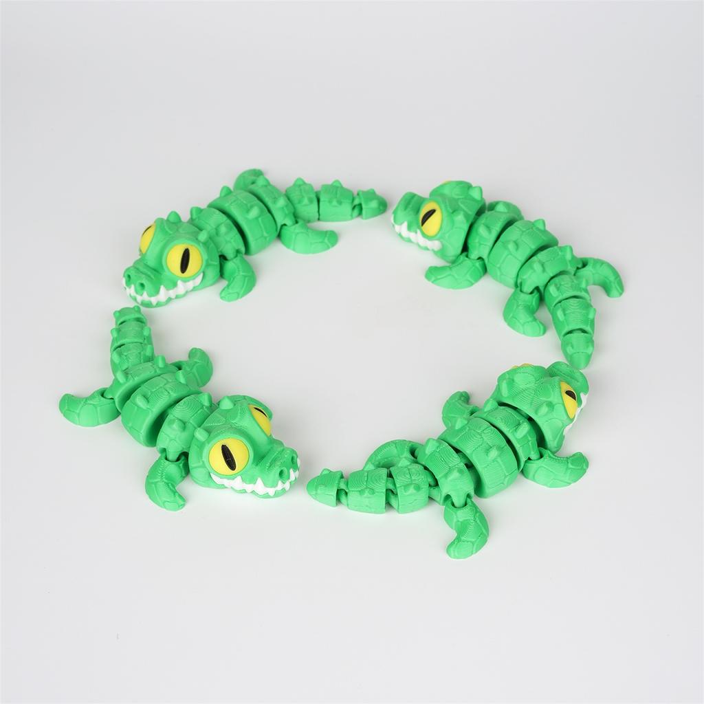 3D-Printed Realistic Animal Model — Articulated, Cartoon-, Stress-Relieving Desktop Ornament