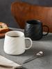 550ml Large Capacity Tea Cup Simple Stone Texture Ceramic Coffee Cup Home Dessert Bread Milk Mug Office Mug Gift Home Decoration