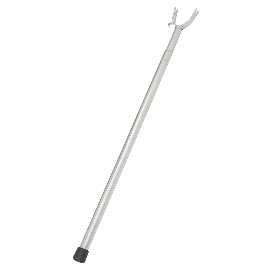 Stainless Steel Clothes Reaching Pole Lightweight Ergonomic Design for Closet Balcony Ceiling Hanging Clothes Drying Rod