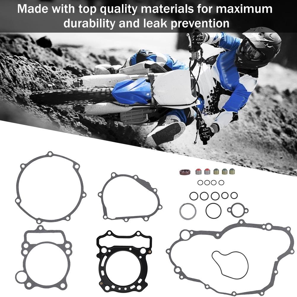 1321050035 1 Set Motorcykel Komplett Packningssats Topp och Nedre Del Motor för Yamaha YZ250F 0113