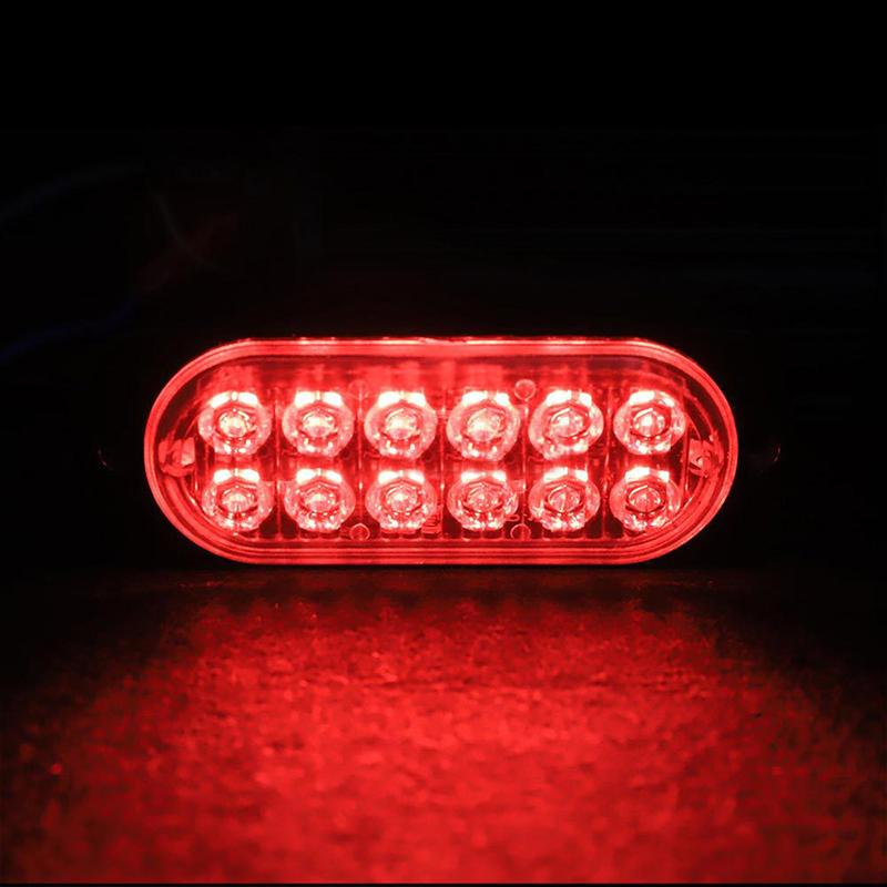 6/12LED Stroboskopické výstražné světlo Levné stroboskopické mřížkové blikající světelné rameno Nákladní auto Auto Majákové světlo Jantarové dopravní světlo 12V 24V Světla pro auto