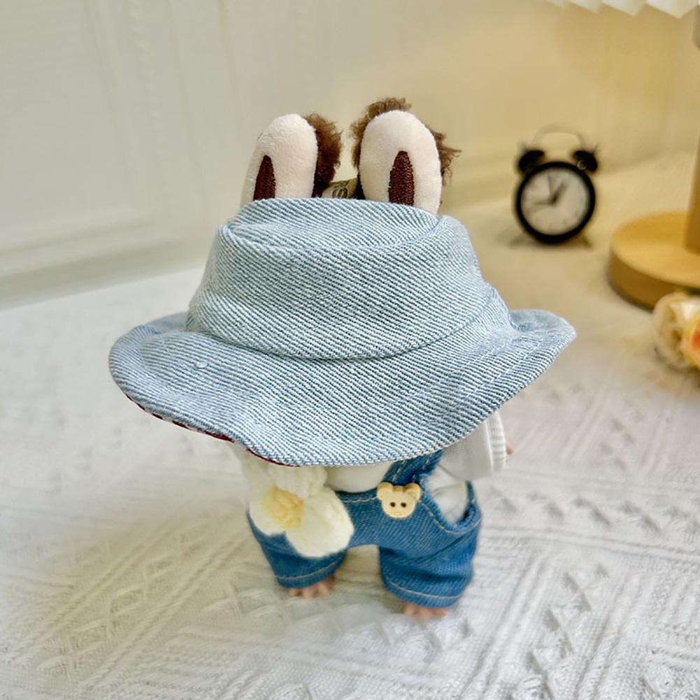 Doll Hat for 17cm Labubu Color Match Hat Kawaii Cute Doll Accessories Kids Girls Toys