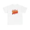 Burn Skateboarding Retro Graphic T-Shirt Unisex Heavy Cotton Tee