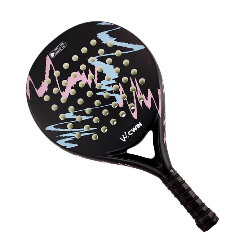 Carbon Fiber Table Tennis Paddle Beginners To Advanced Players Lightweight Training Racket Green Purple Pink