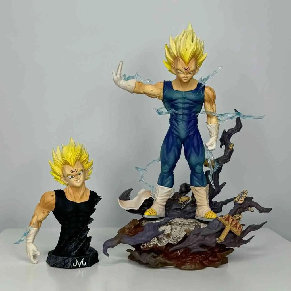 Anime Dragon Ball Figure Majin Vegeta Action Figures Pvc Statue  Ornamen Collection Model Toys Gifts
