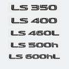 AABGE1 For Lexus LS LS350 LS400 LS460 LS460L LS500h LS600h LS600 Car Trunk ABS Chrome Letters Logos Badge Emblem Decals Styling Sticker
