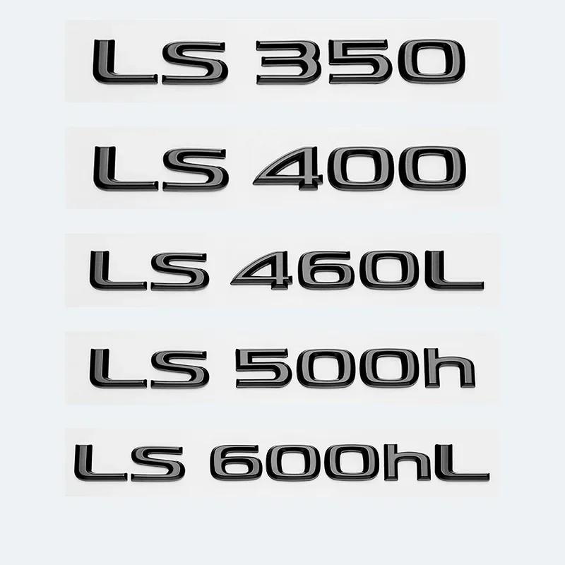 AABGE1 For Lexus LS LS350 LS400 LS460 LS460L LS500h LS600h LS600 Car Trunk ABS Chrome Letters Logos Badge Emblem Decals Styling Sticker