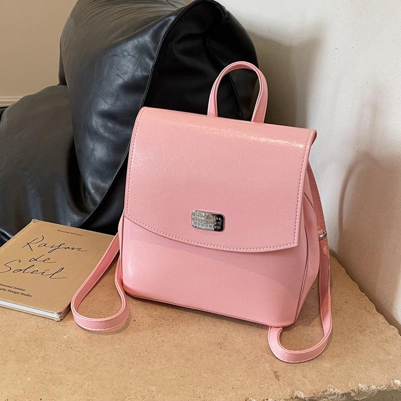 

Сумка Жіноче корейське видання. Модний повсякденний рюкзак. Літо 2024. Нова ніша. Проста універсальна сумка для приміських поїздок. рожевий