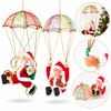 Frohe Weihnachten Elektrischer Tanzender Weihnachtsmann Puppe Fallschirm Weihnachtsmann Anhänger Weihnachten Party Dekoration