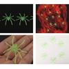20/50PCS Halloween Spiders Figurine Props Noctilucence Spiders Props Light Up Realistic Spiders Party Favor Bag Fillers