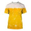 Sommer Herren Interessantes Kreatives Palmenprint T-Shirt Mode 3D Gedruckt Rundhals Kurzarm Locker Übergröße Oberteile Kleidung