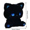 Cute Emo Dolls Sitting Posture Stuffed Animal Emo Sad Cat Plush Toy  Gift For Friends
