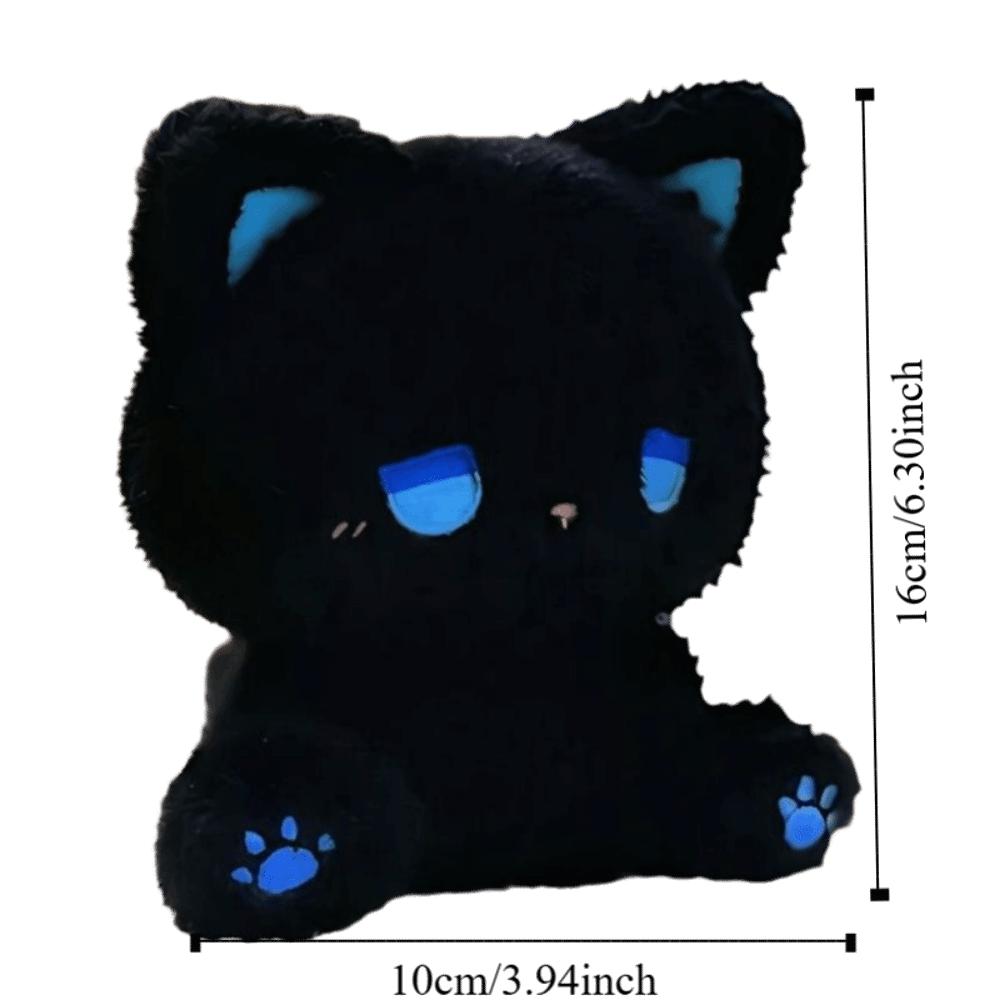 Cute Emo Dolls Sitting Posture Stuffed Animal Emo Sad Cat Plush Toy Gift For Friends