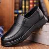 Fashion Solid Color Cow Leather Dress Shoes for Men Fashion Casual Spring Autumn British New Designer Loafers Shoes Man