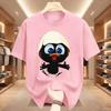 Sunlight T Shirt Big Size Men Calimero Cartoon Pattern Men T Shirt Painted Funny Tshirt Men T Shirt
