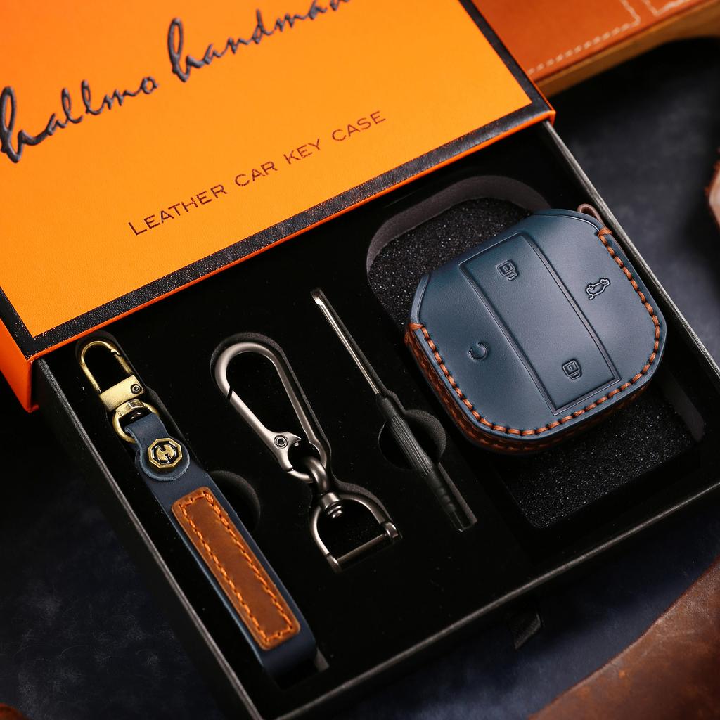 Suitable for Jietu traveler key case, leather through PRO Chery 24 Shanhai T2 car key case