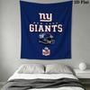 New York Giants Wall Tapestry Aesthetic Wall Hanging Printed Fabric Blanket Decorative Tapestries for Bedroom Living Room Home Decor